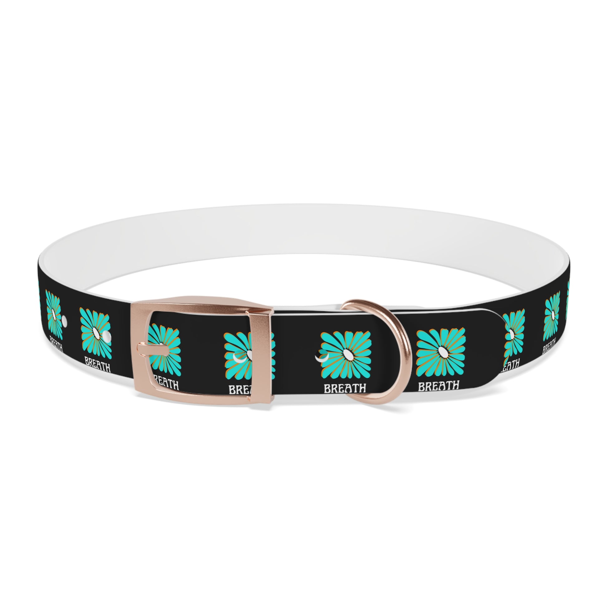 Colorful 'Breathe' Dog Collar - Vibrant Floral Design for Stylish Pets - DiRoMi
