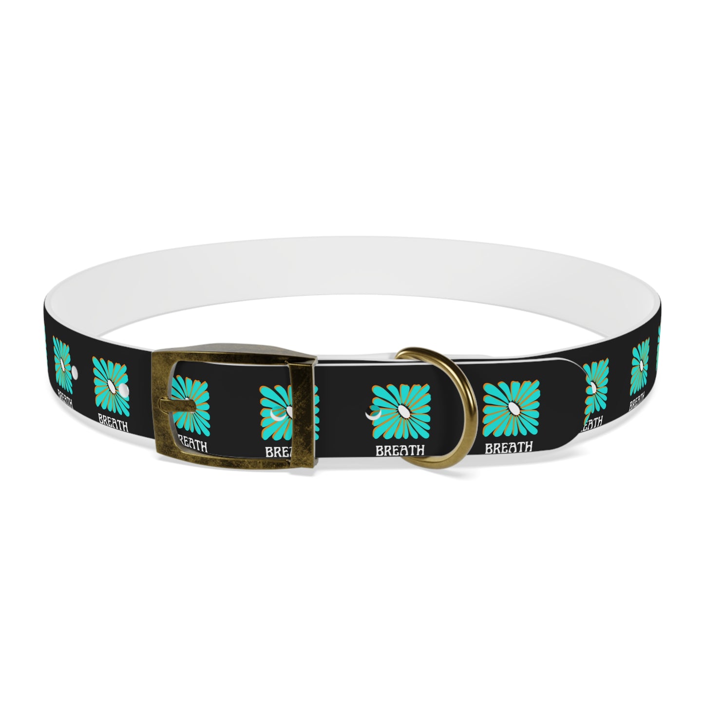 Colorful 'Breathe' Dog Collar - Vibrant Floral Design for Stylish Pets - DiRoMi