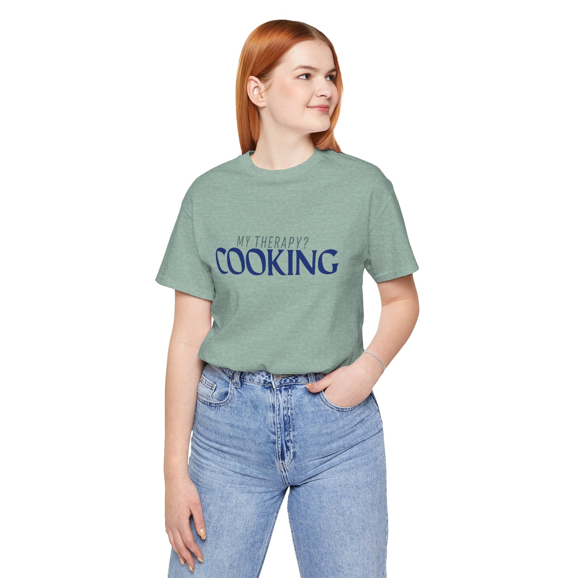 Cooking Therapy Unisex Jersey Tee - DiRoMi