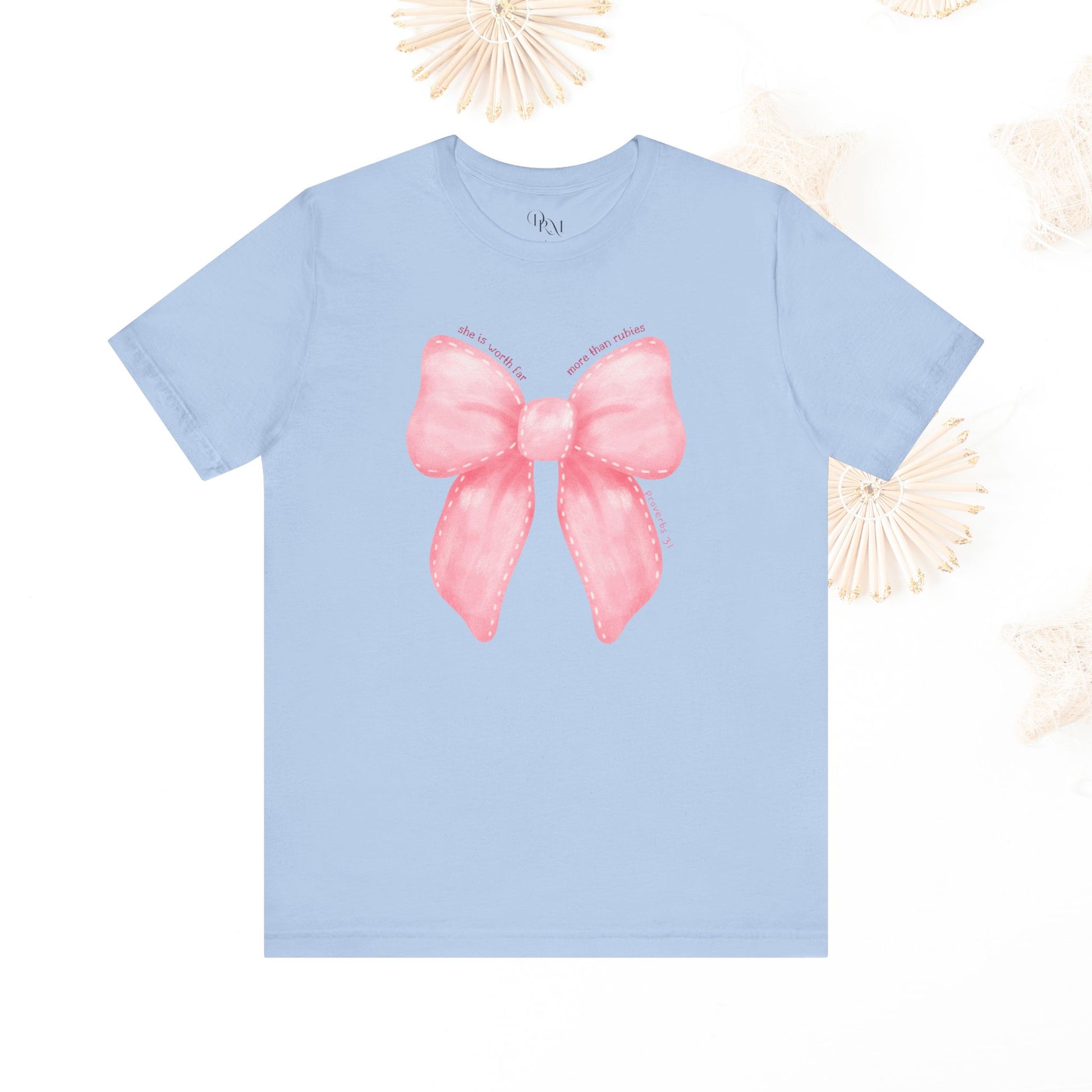 Coquette Pink Bow Tee, Coquette T Shirt, Messy Coquette, - DiRoMi