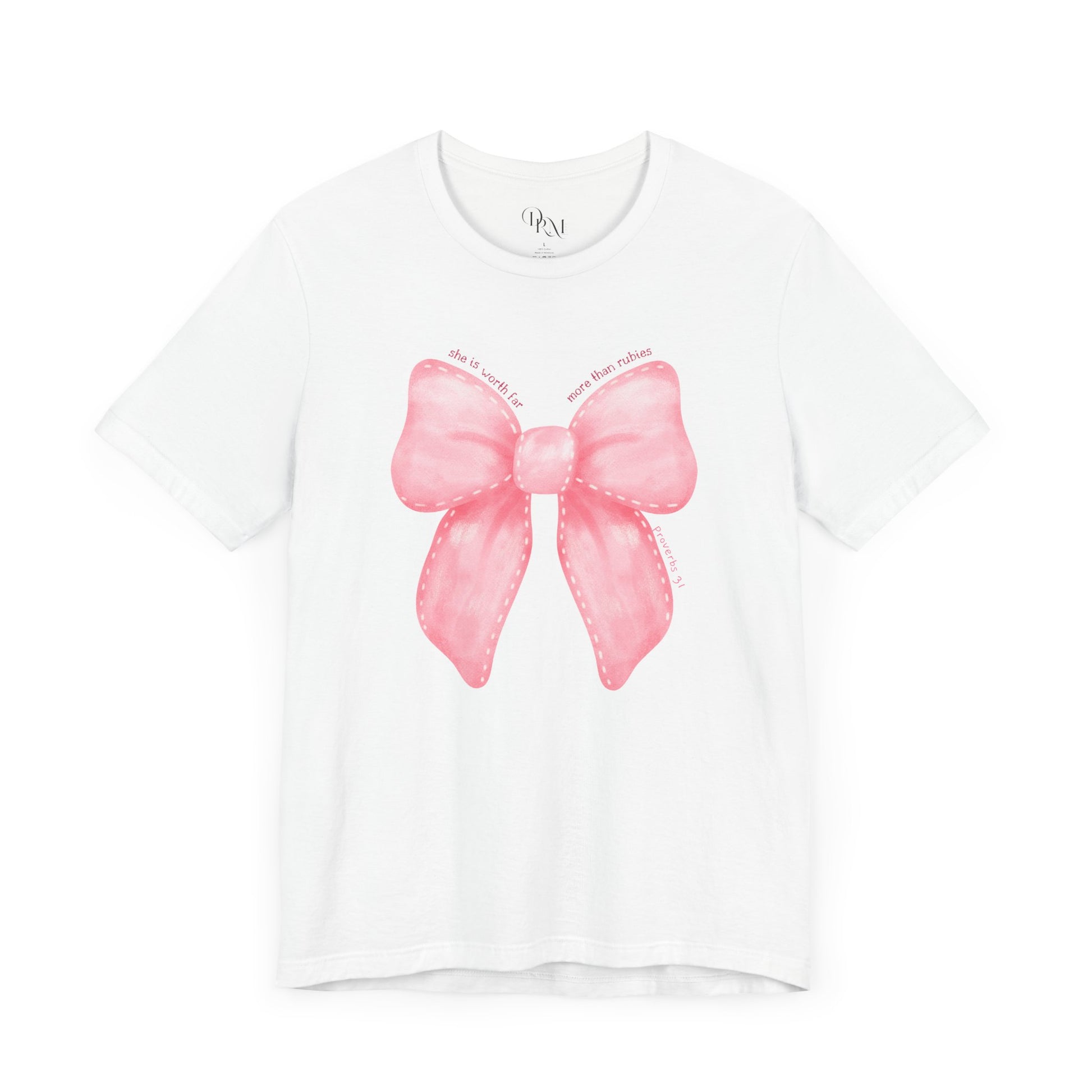 Coquette Pink Bow Tee, Coquette T Shirt, Messy Coquette, - DiRoMi