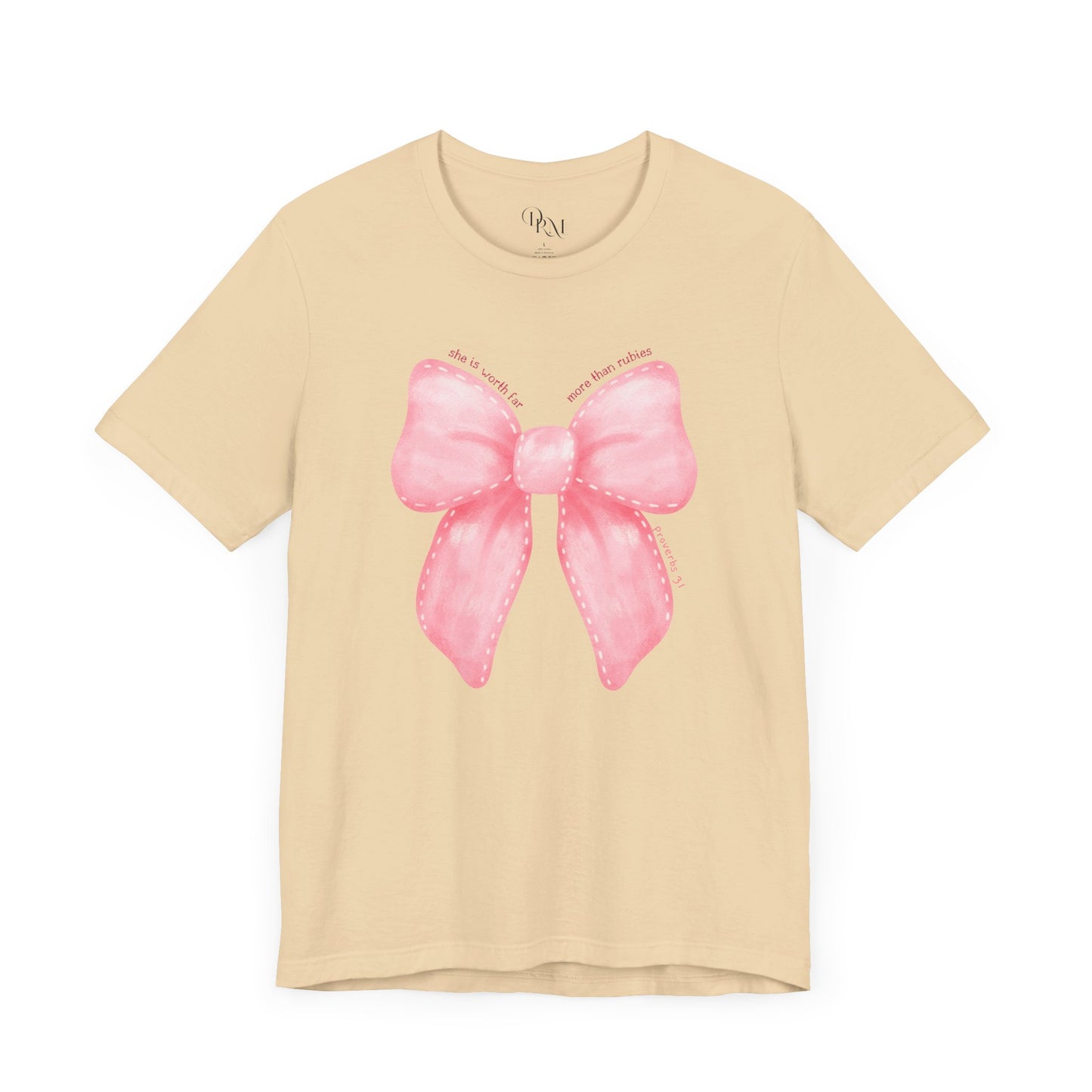 Coquette Pink Bow Tee, Coquette T Shirt, Messy Coquette, - DiRoMi