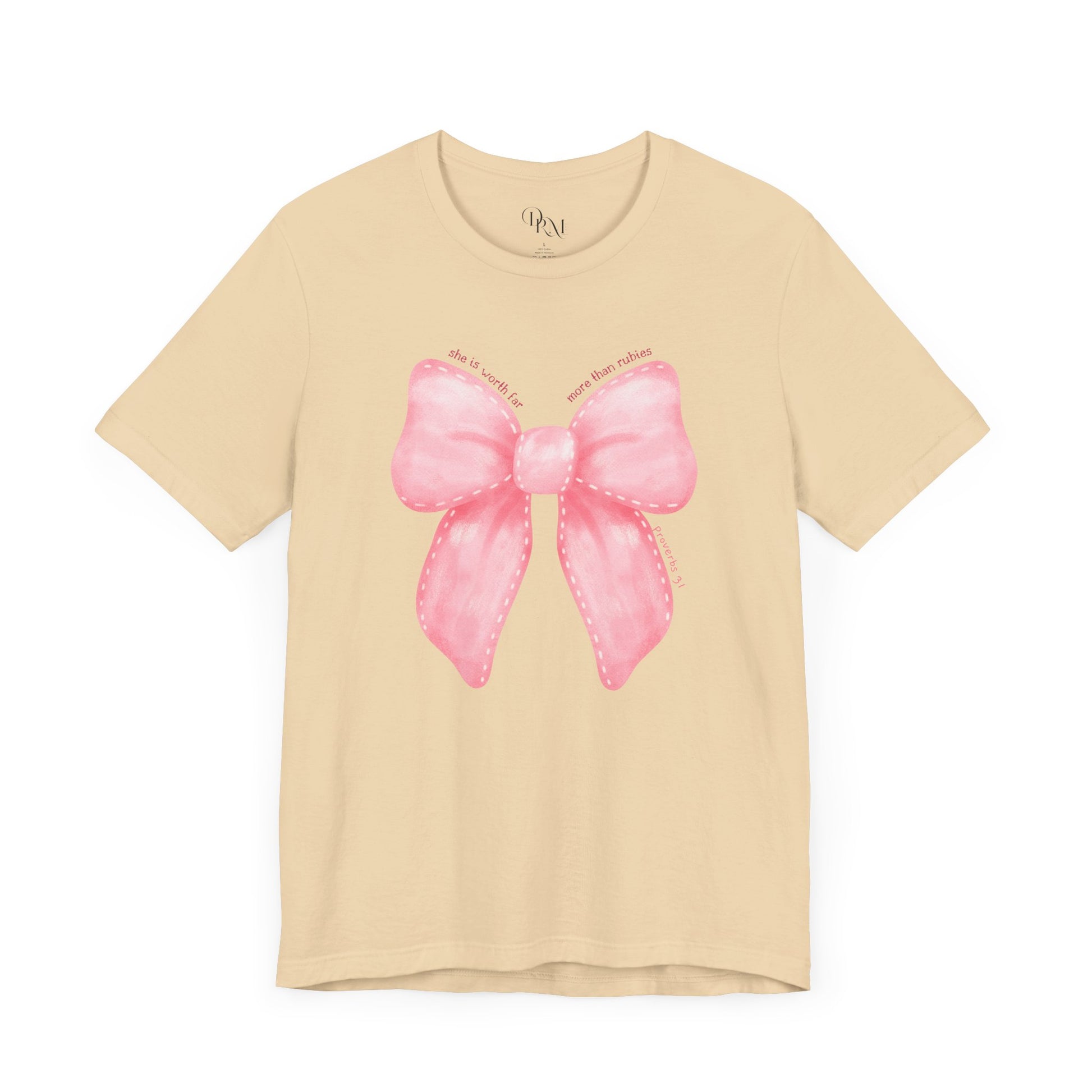 Coquette Pink Bow Tee, Coquette T Shirt, Messy Coquette, - DiRoMi