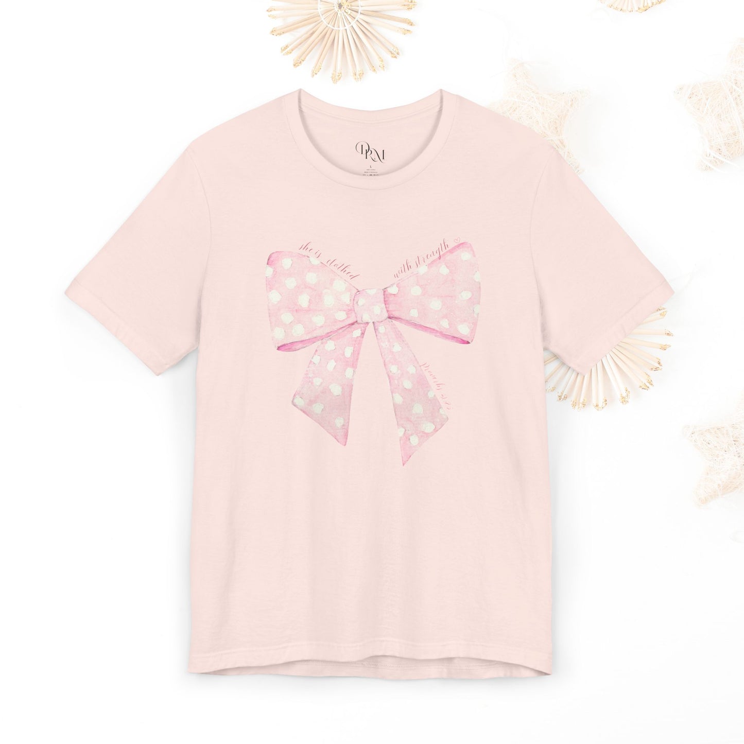 Coquette Polka Dot Bow Tee for Women, Coquette shirt - DiRoMi