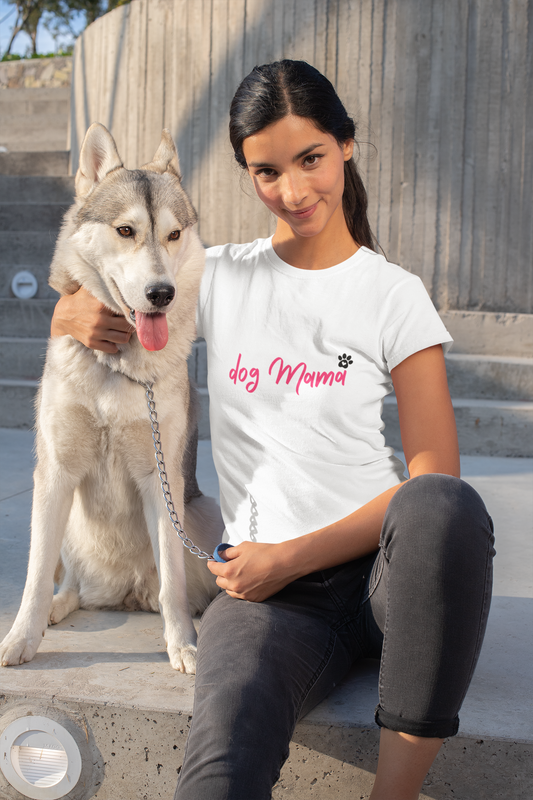 Dog Mama Triblend Tee - Perfect for Pet Lovers. Dog Mom, Dog lovers Shirts - DiRoMi