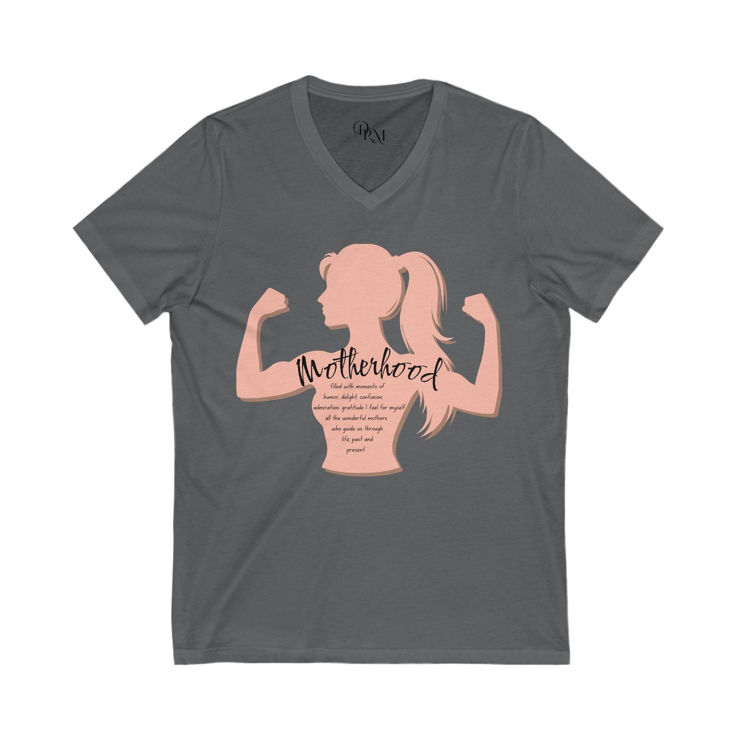 Empowered Motherhood V-Neck Tee for Moms - DiRoMi