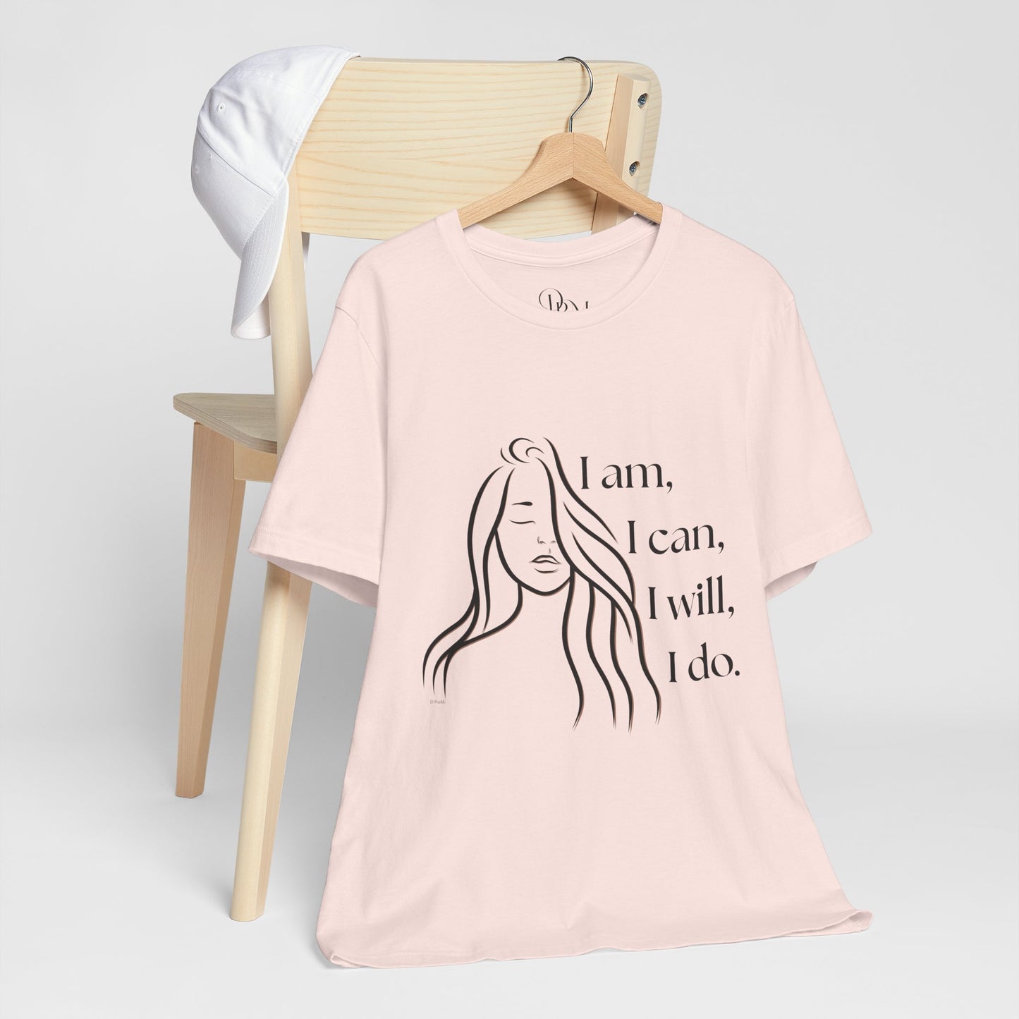 Empowering Unisex Jersey Short Sleeve Tee - "I am, I can, I will, I do" - DiRoMi
