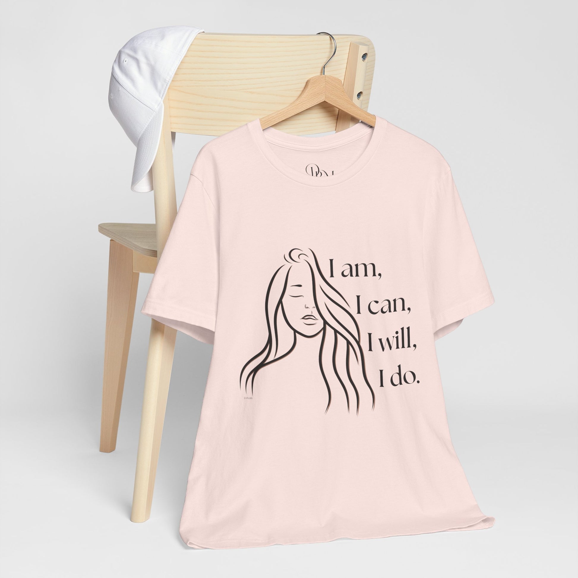 Empowering Unisex Jersey Short Sleeve Tee - "I am, I can, I will, I do" - DiRoMi
