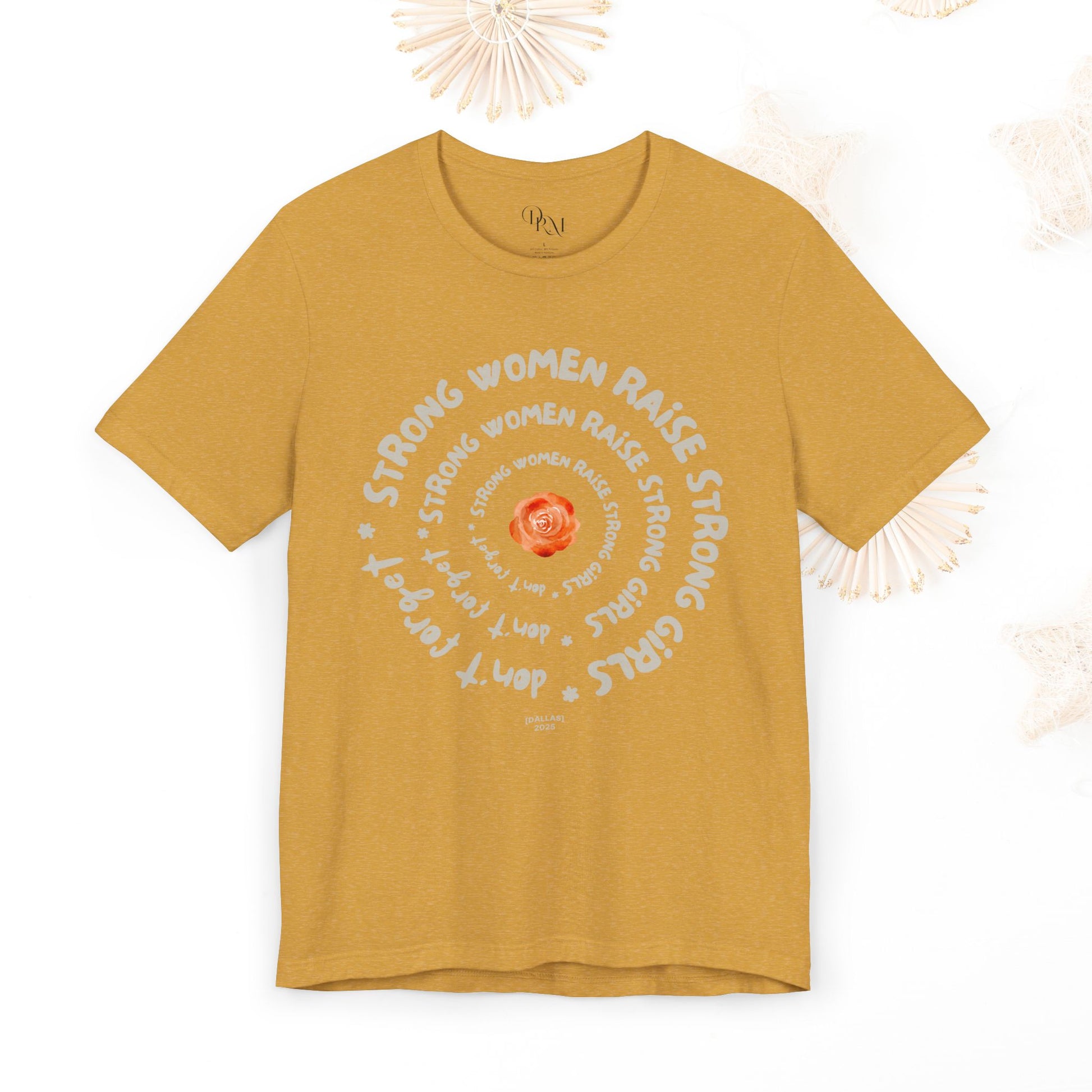 Empowering Women Tee - Strong Women Raise Strong Girls Graphic Tee, Feminist Gift, Inspirational Shirt, Mother's day gift,Gift for Her, moms - DiRoMi