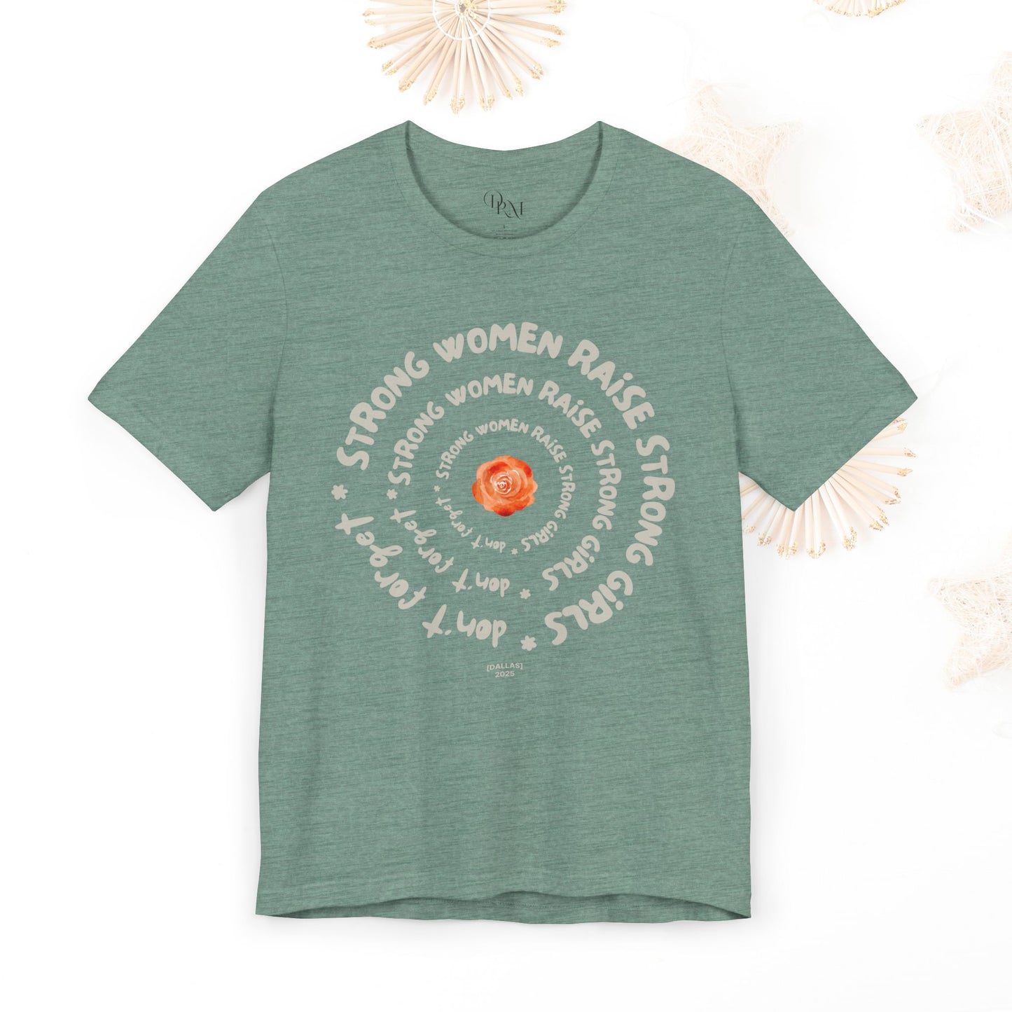 Empowering Women Tee - Strong Women Raise Strong Girls Graphic Tee, Feminist Gift, Inspirational Shirt, Mother's day gift,Gift for Her, moms - DiRoMi