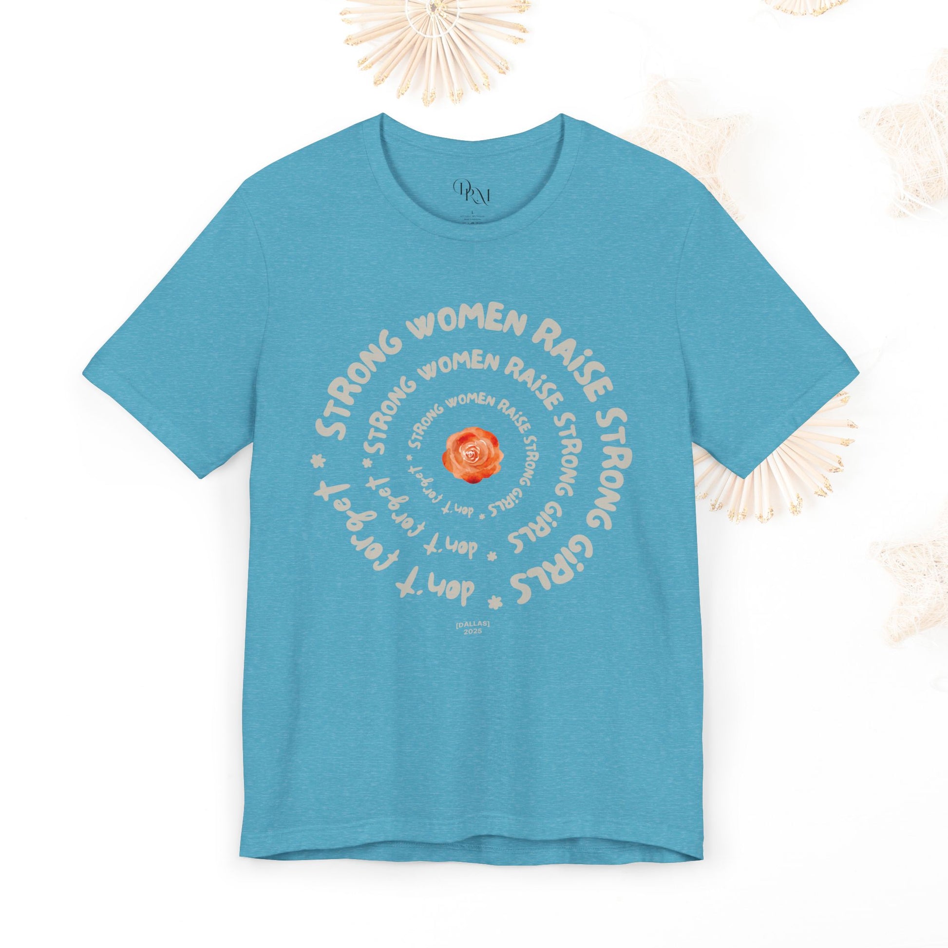 Empowering Women Tee - Strong Women Raise Strong Girls Graphic Tee, Feminist Gift, Inspirational Shirt, Mother's day gift,Gift for Her, moms - DiRoMi