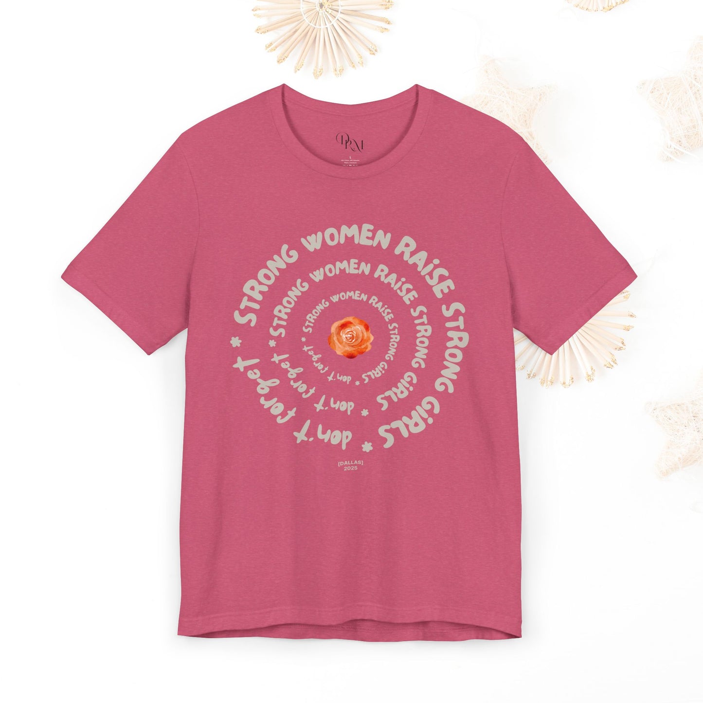 Empowering Women Tee - Strong Women Raise Strong Girls Graphic Tee, Feminist Gift, Inspirational Shirt, Mother's day gift,Gift for Her, moms - DiRoMi