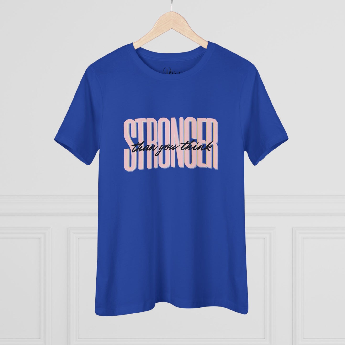 Empowering Women's Cotton Tee - "Stronger than You Think" Inspire Wear - DiRoMi