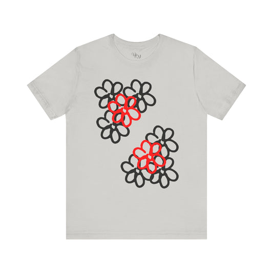 Floral Blossom Unisex Jersey Tee - Casual Springwear, Women shirt, Graphic shirt - DiRoMi