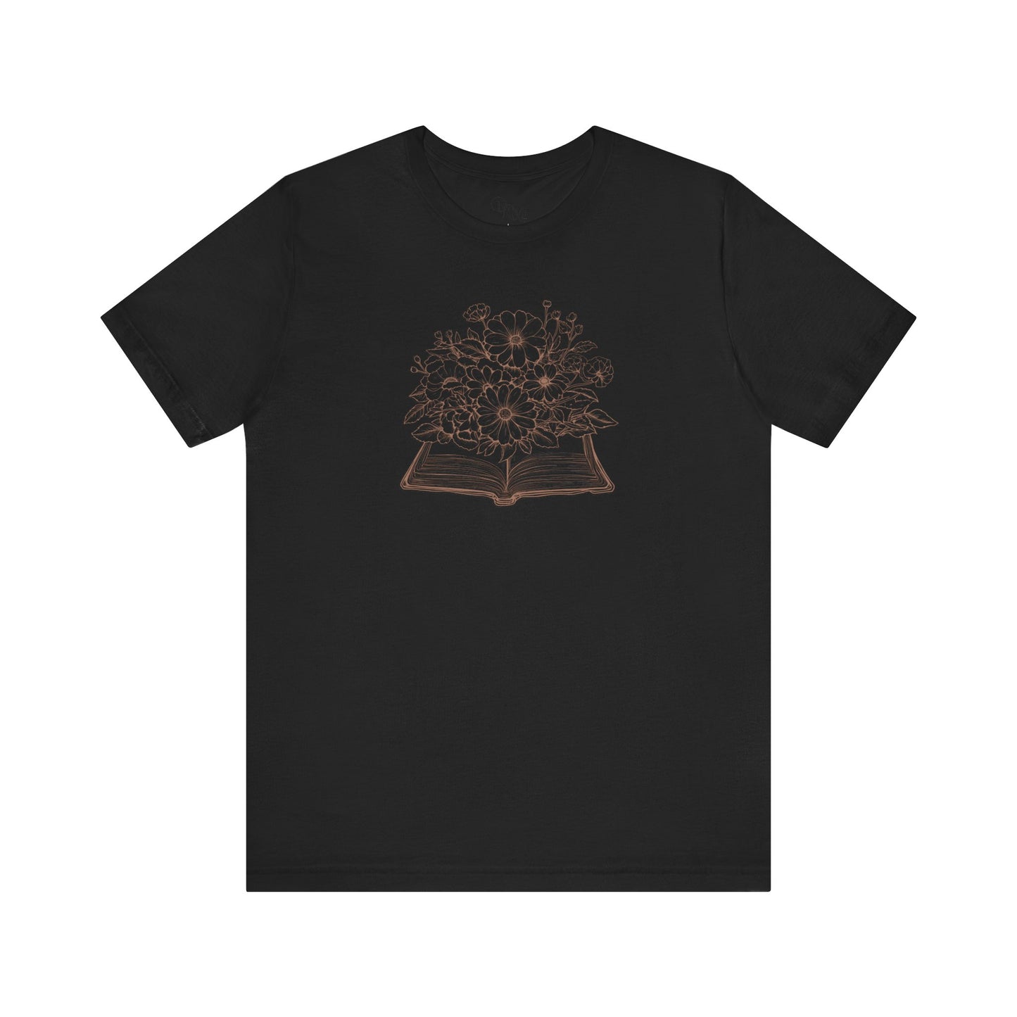 Floral Book Tee, Literary Gift Shirt, Nature Lovers T-Shirt, Bookworm Apparel, Cozy Summer Top, Reading Aesthetic Tee - DiRoMi