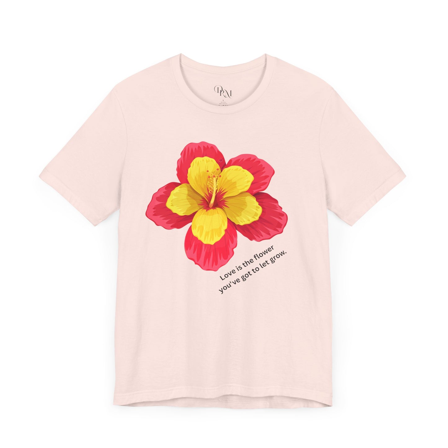 Floral Love T-Shirt - Celebrate Love, Happiness, Friendship, Perfect for Gifts, Summer Vibes, Everyday Wear, mother's day gift, mom gift - DiRoMi