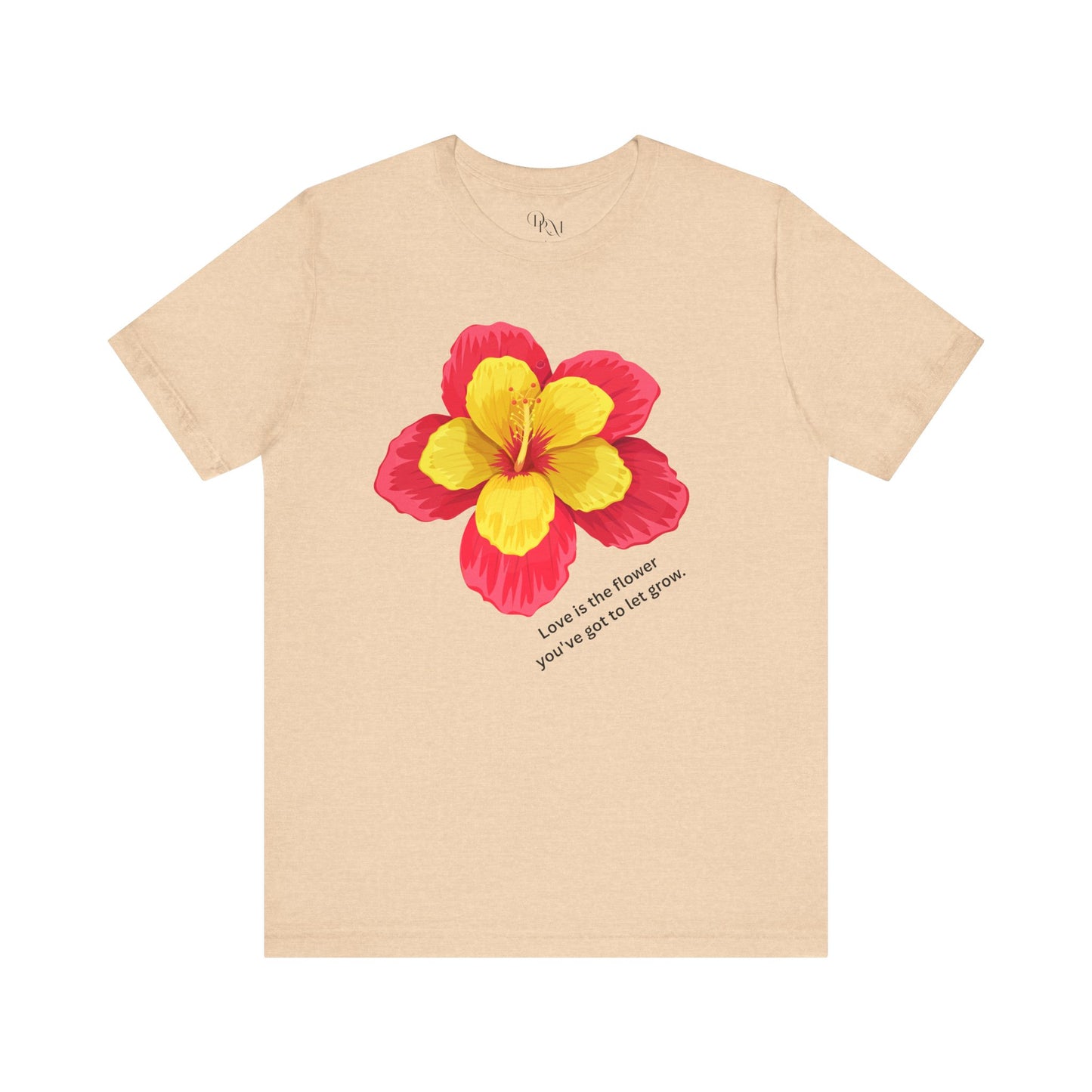 Floral Love T-Shirt - Celebrate Love, Happiness, Friendship, Perfect for Gifts, Summer Vibes, Everyday Wear, mother's day gift, mom gift - DiRoMi