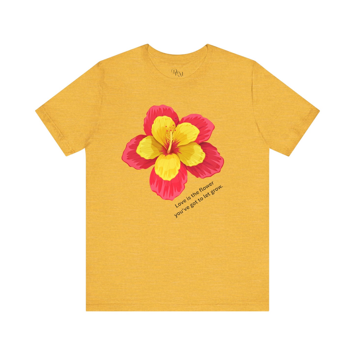 Floral Love T-Shirt - Celebrate Love, Happiness, Friendship, Perfect for Gifts, Summer Vibes, Everyday Wear, mother's day gift, mom gift - DiRoMi