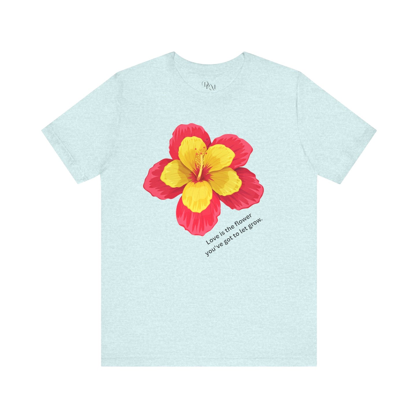 Floral Love T-Shirt - Celebrate Love, Happiness, Friendship, Perfect for Gifts, Summer Vibes, Everyday Wear, mother's day gift, mom gift - DiRoMi