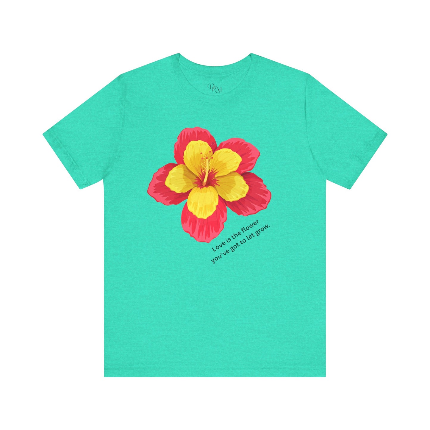 Floral Love T-Shirt - Celebrate Love, Happiness, Friendship, Perfect for Gifts, Summer Vibes, Everyday Wear, mother's day gift, mom gift - DiRoMi