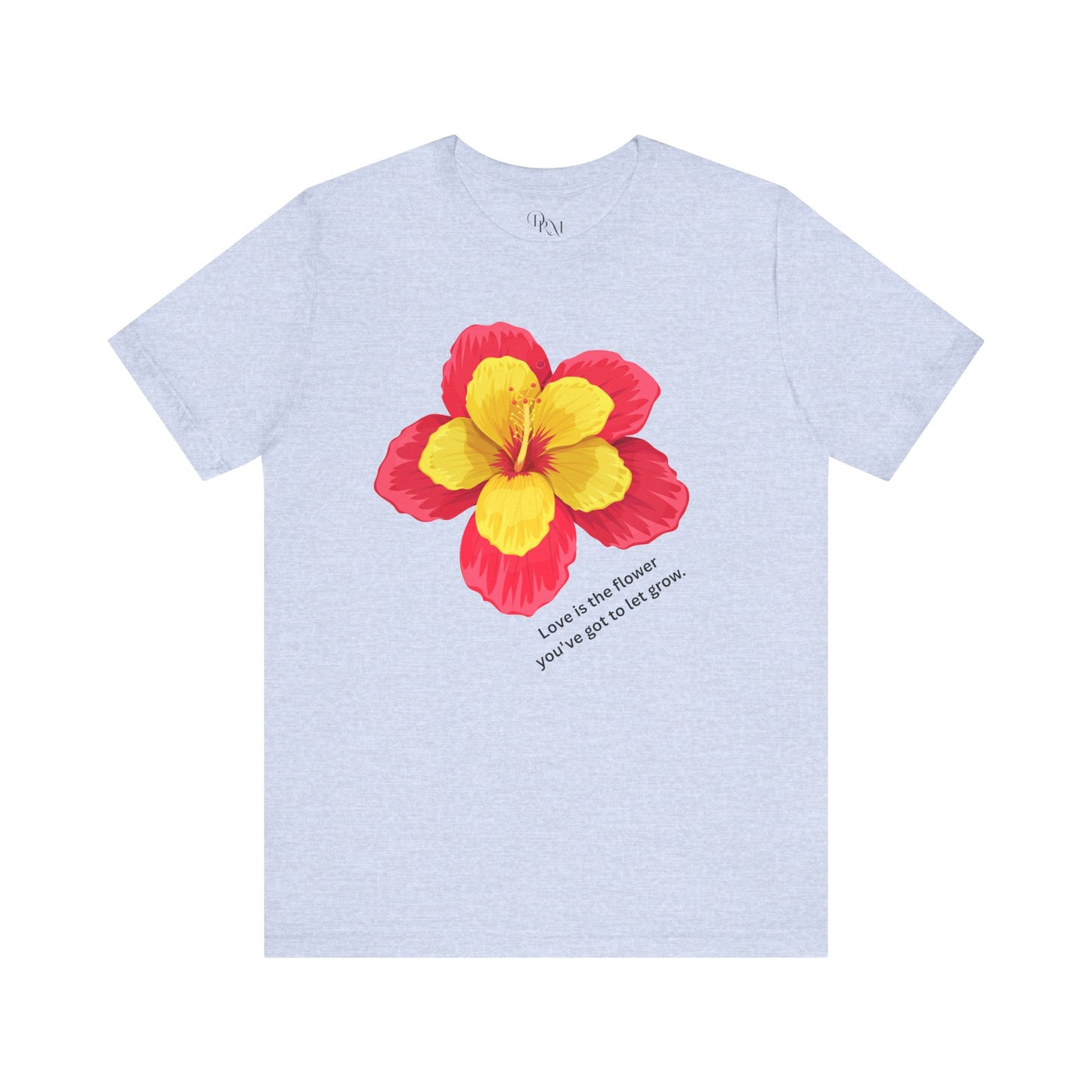 Floral Love T-Shirt - Celebrate Love, Happiness, Friendship, Perfect for Gifts, Summer Vibes, Everyday Wear, mother's day gift, mom gift - DiRoMi