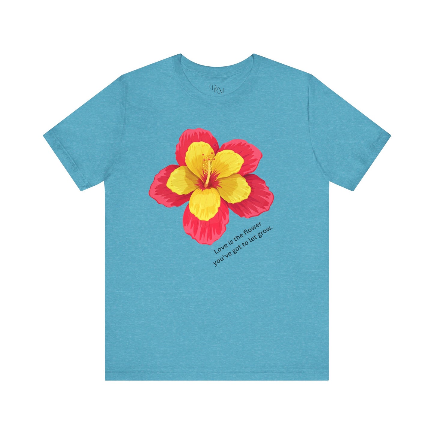 Floral Love T-Shirt - Celebrate Love, Happiness, Friendship, Perfect for Gifts, Summer Vibes, Everyday Wear, mother's day gift, mom gift - DiRoMi