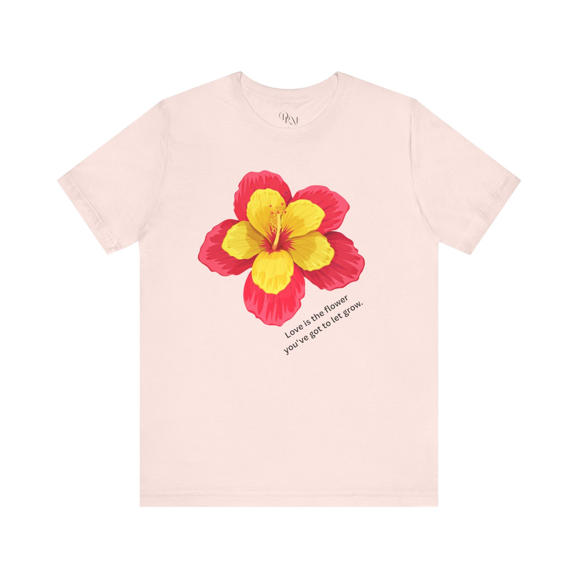 Floral Love T-Shirt - Celebrate Love, Happiness, Friendship, Perfect for Gifts, Summer Vibes, Everyday Wear, mother's day gift, mom gift - DiRoMi