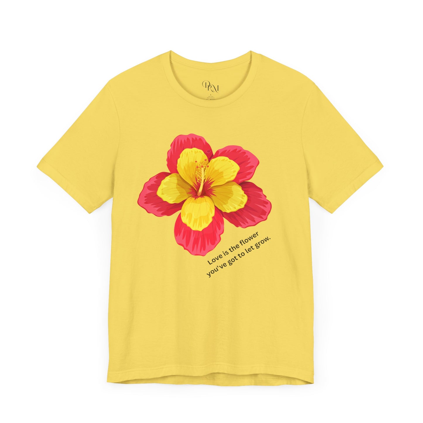 Floral Love T-Shirt - Celebrate Love, Happiness, Friendship, Perfect for Gifts, Summer Vibes, Everyday Wear, mother's day gift, mom gift - DiRoMi