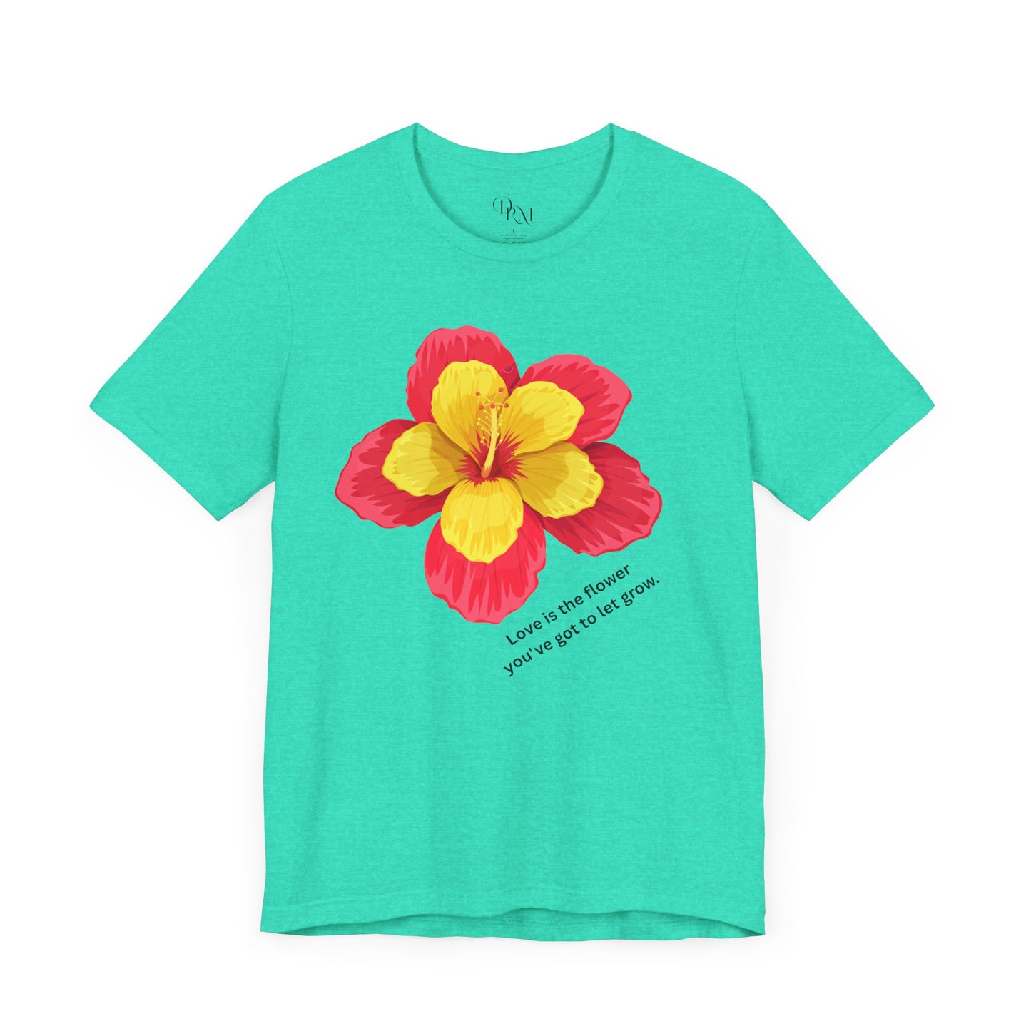 Floral Love T-Shirt - Celebrate Love, Happiness, Friendship, Perfect for Gifts, Summer Vibes, Everyday Wear, mother's day gift, mom gift - DiRoMi