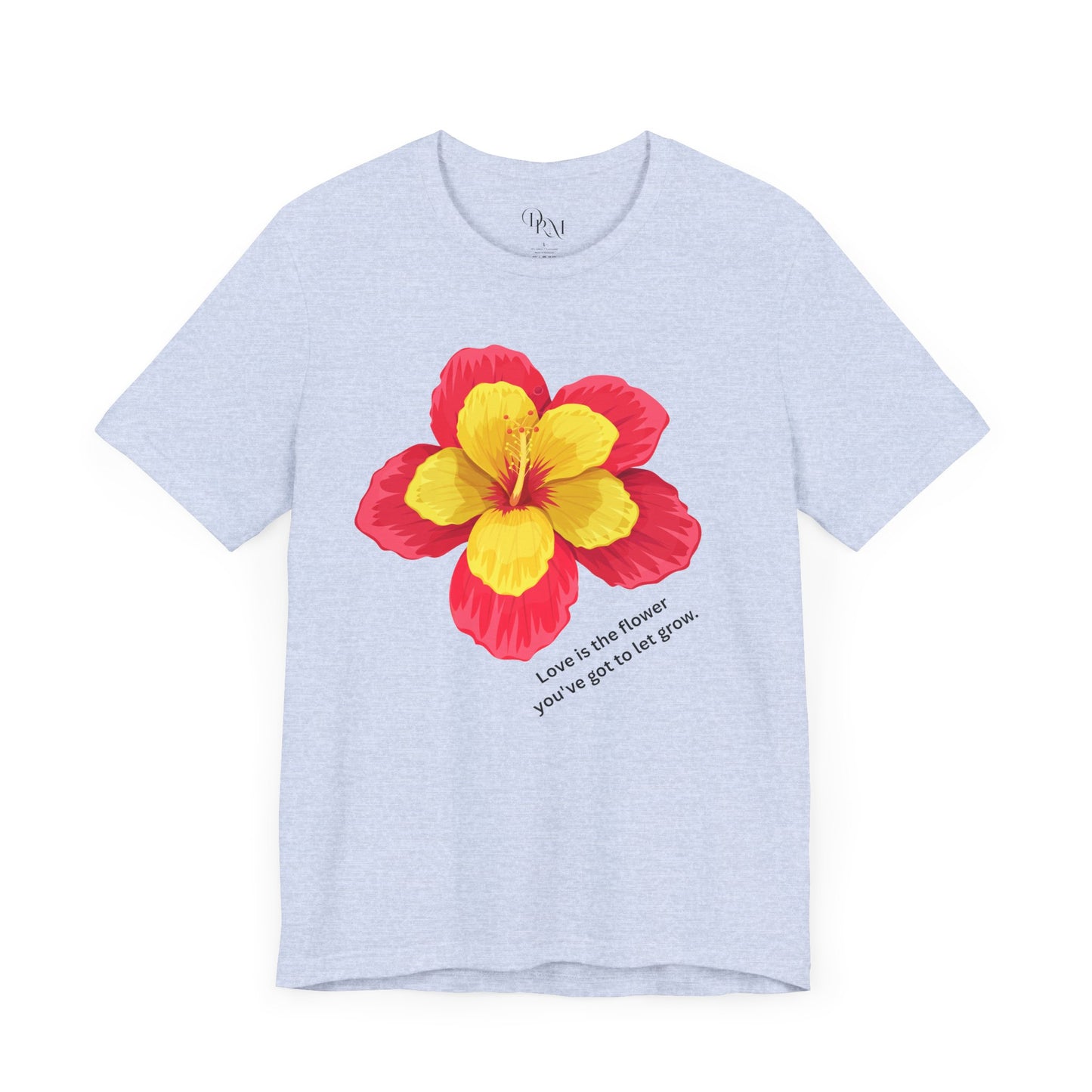 Floral Love T-Shirt - Celebrate Love, Happiness, Friendship, Perfect for Gifts, Summer Vibes, Everyday Wear, mother's day gift, mom gift - DiRoMi