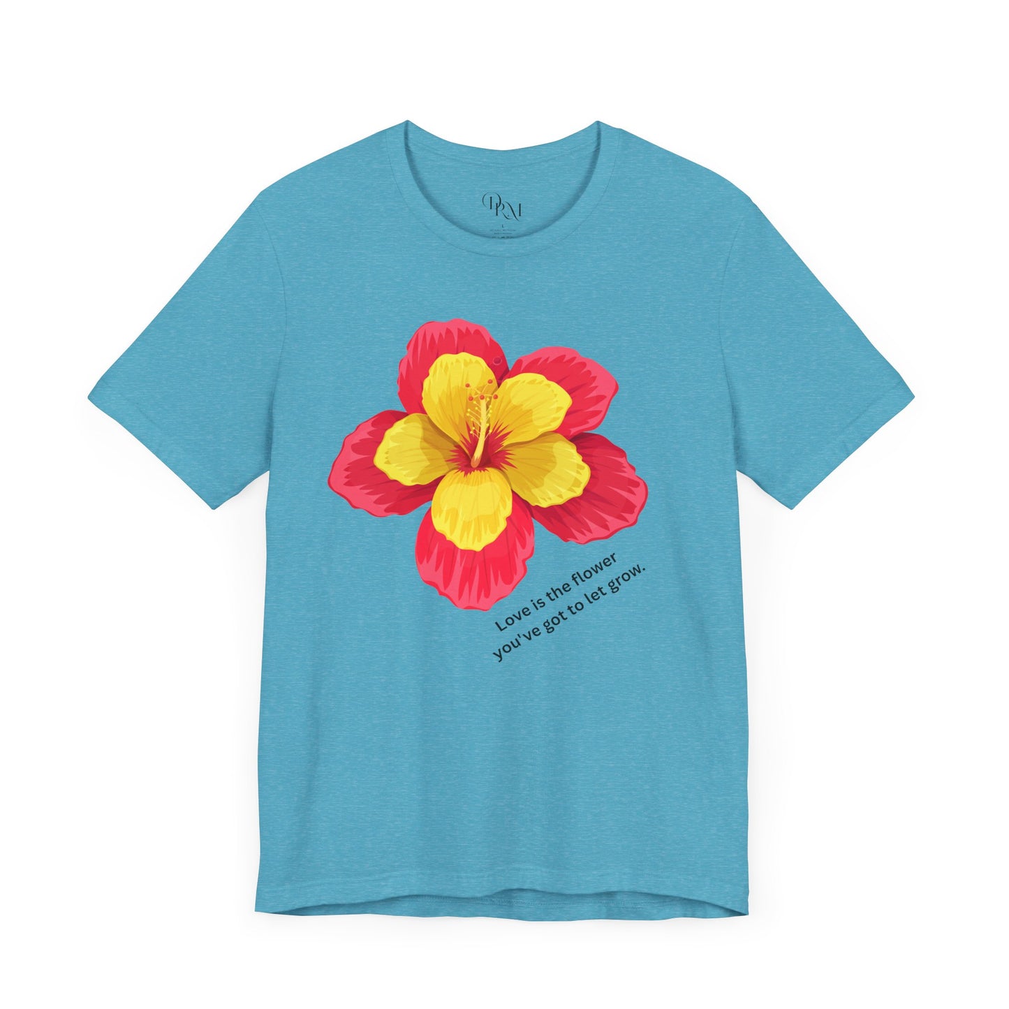 Floral Love T-Shirt - Celebrate Love, Happiness, Friendship, Perfect for Gifts, Summer Vibes, Everyday Wear, mother's day gift, mom gift - DiRoMi