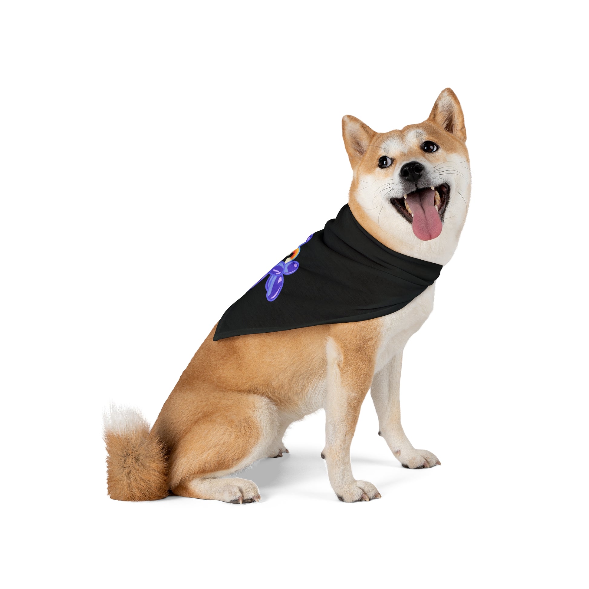 Fun Balloon Dog Pet Bandana - Stylish Accessory for Pets - DiRoMi