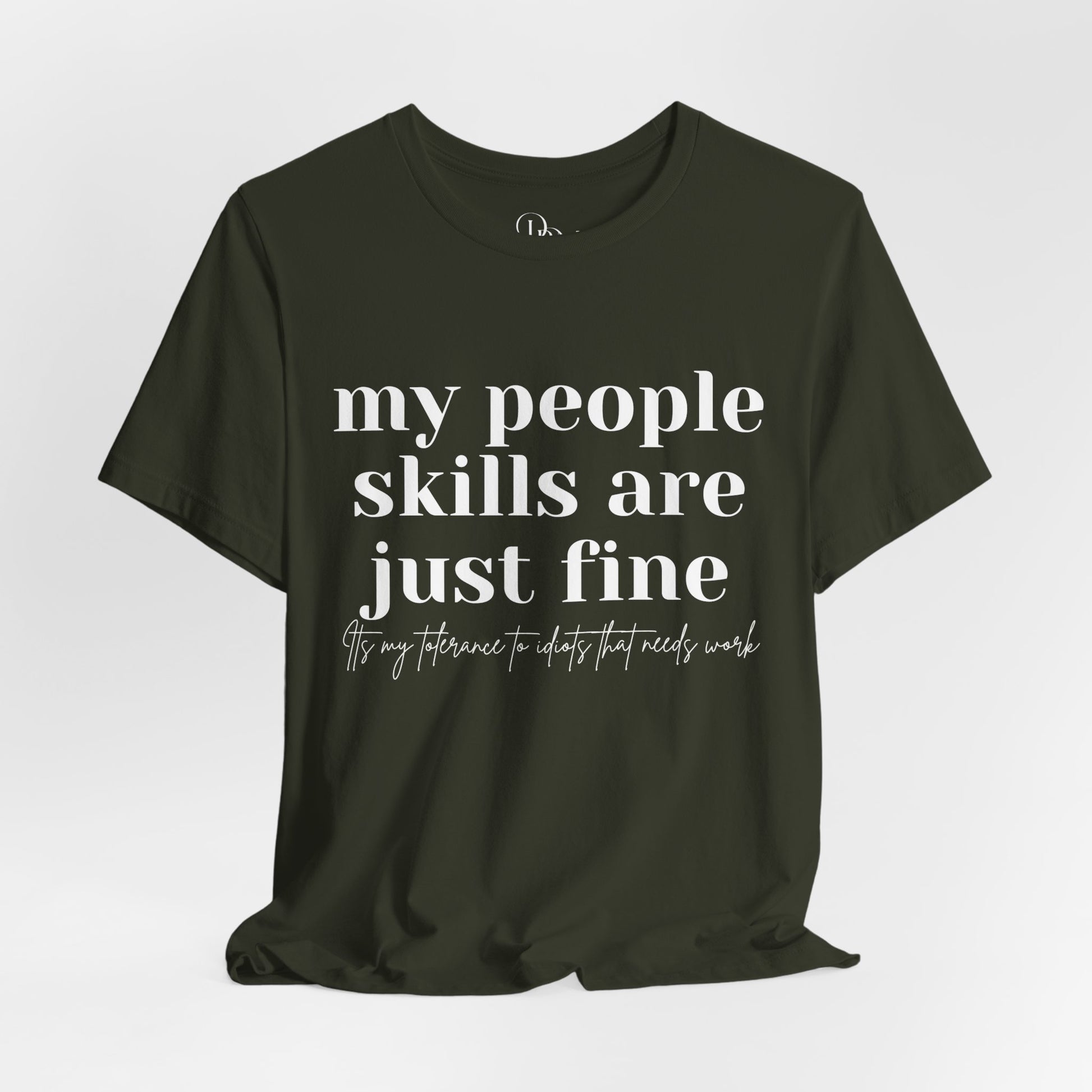 Funny People Skills Unisex Short Sleeve Tee - DiRoMi