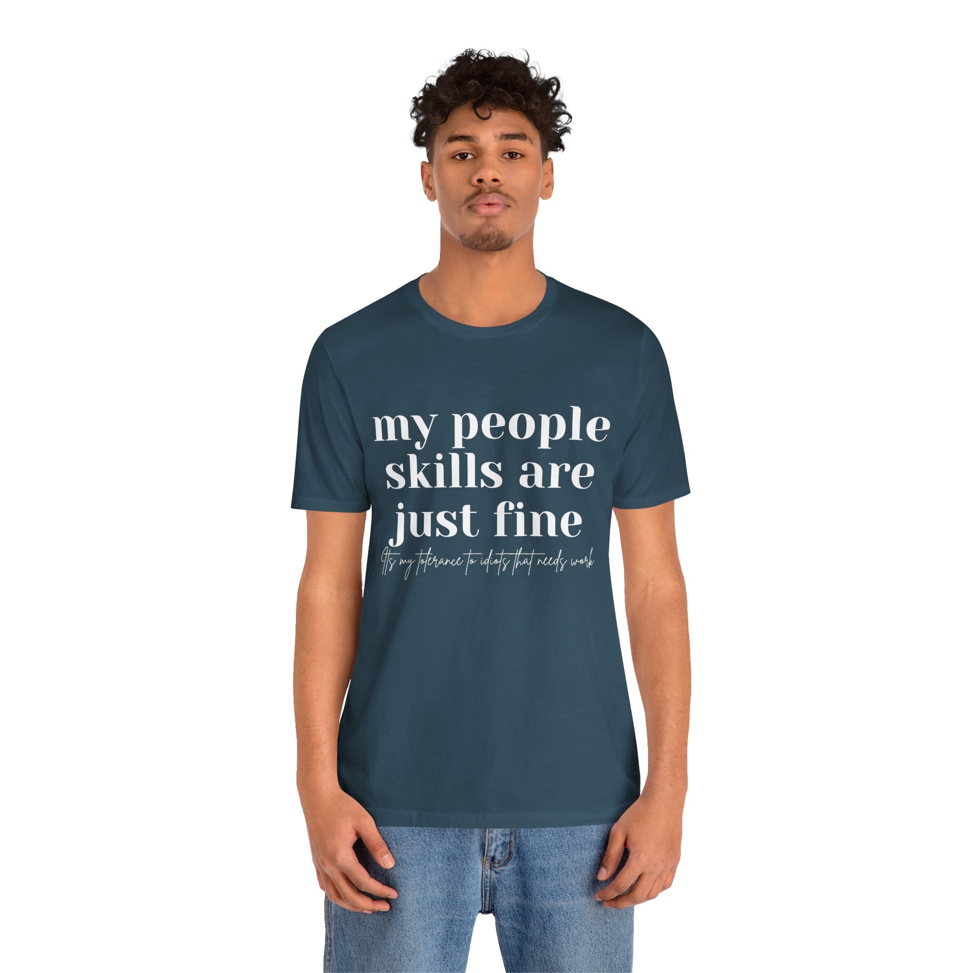 Funny People Skills Unisex Short Sleeve Tee - DiRoMi