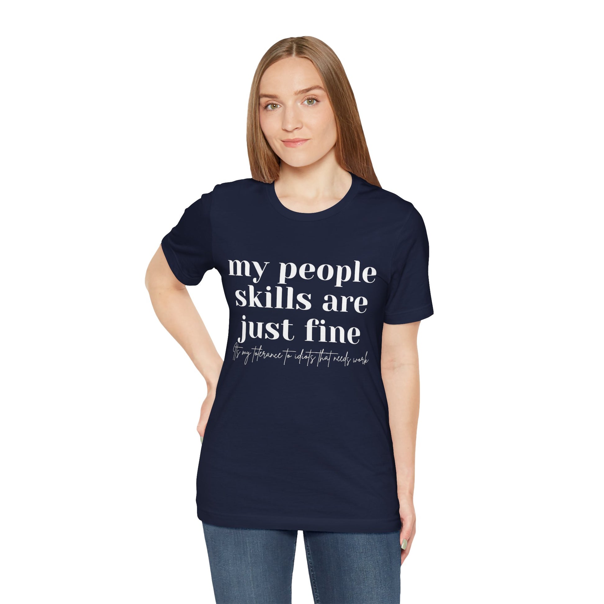 Funny People Skills Unisex Short Sleeve Tee - DiRoMi