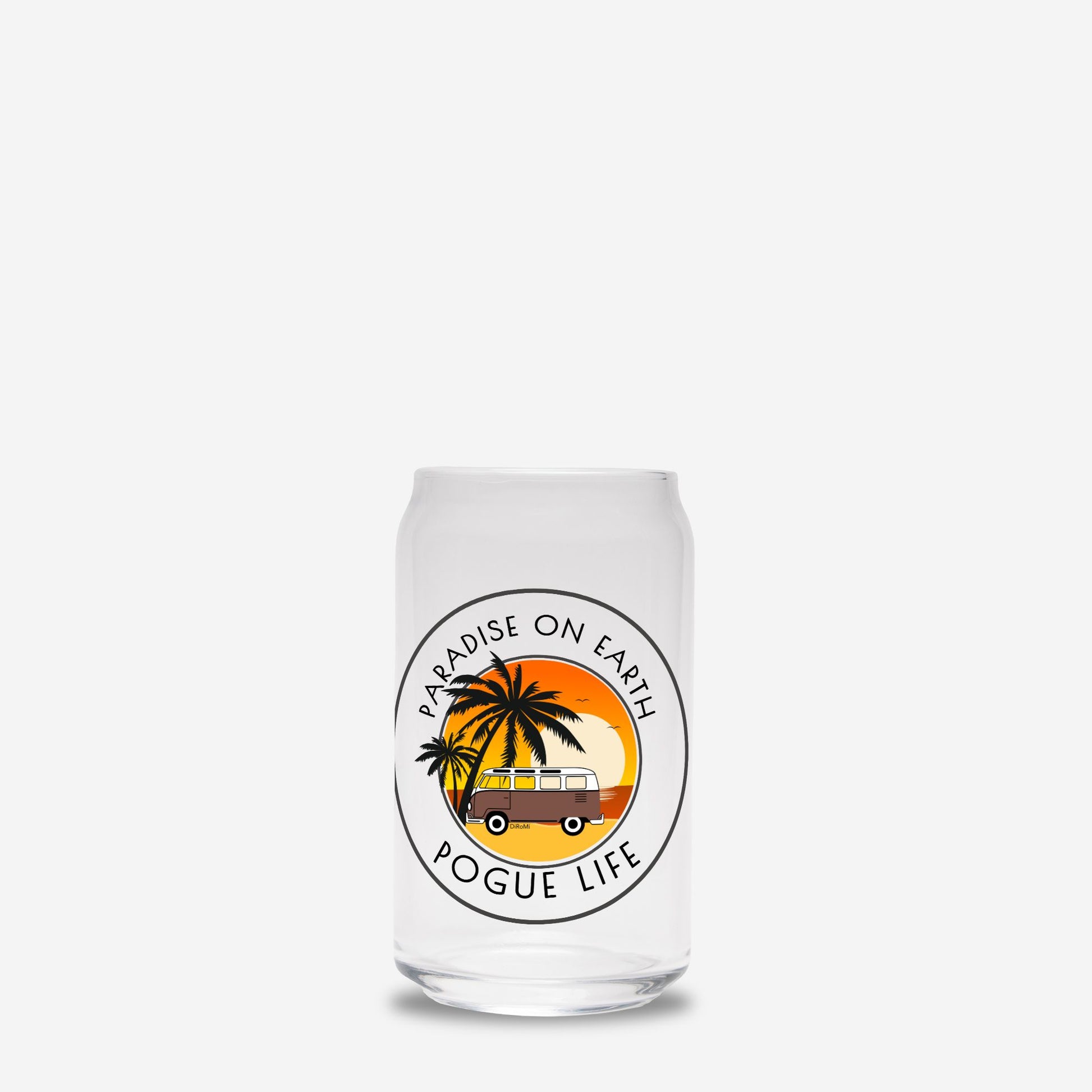 Glass Tumbler : Pogue life : 16oz - DiRoMi