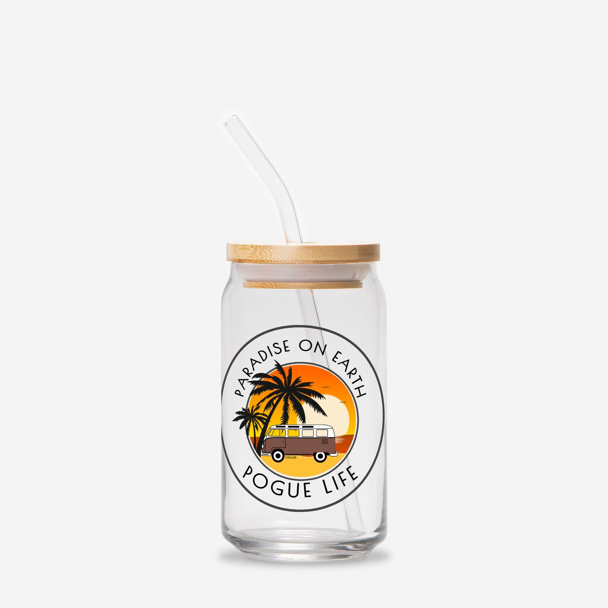 Glass Tumbler : Pogue life : 16oz - DiRoMi