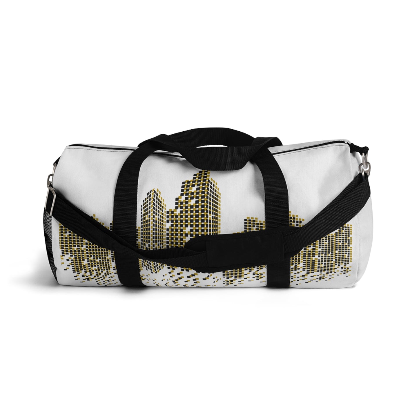 Gold Cityscape Duffel Bag