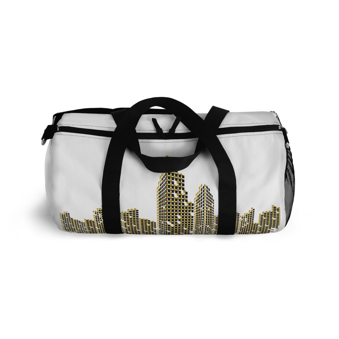 Gold Cityscape Duffel Bag