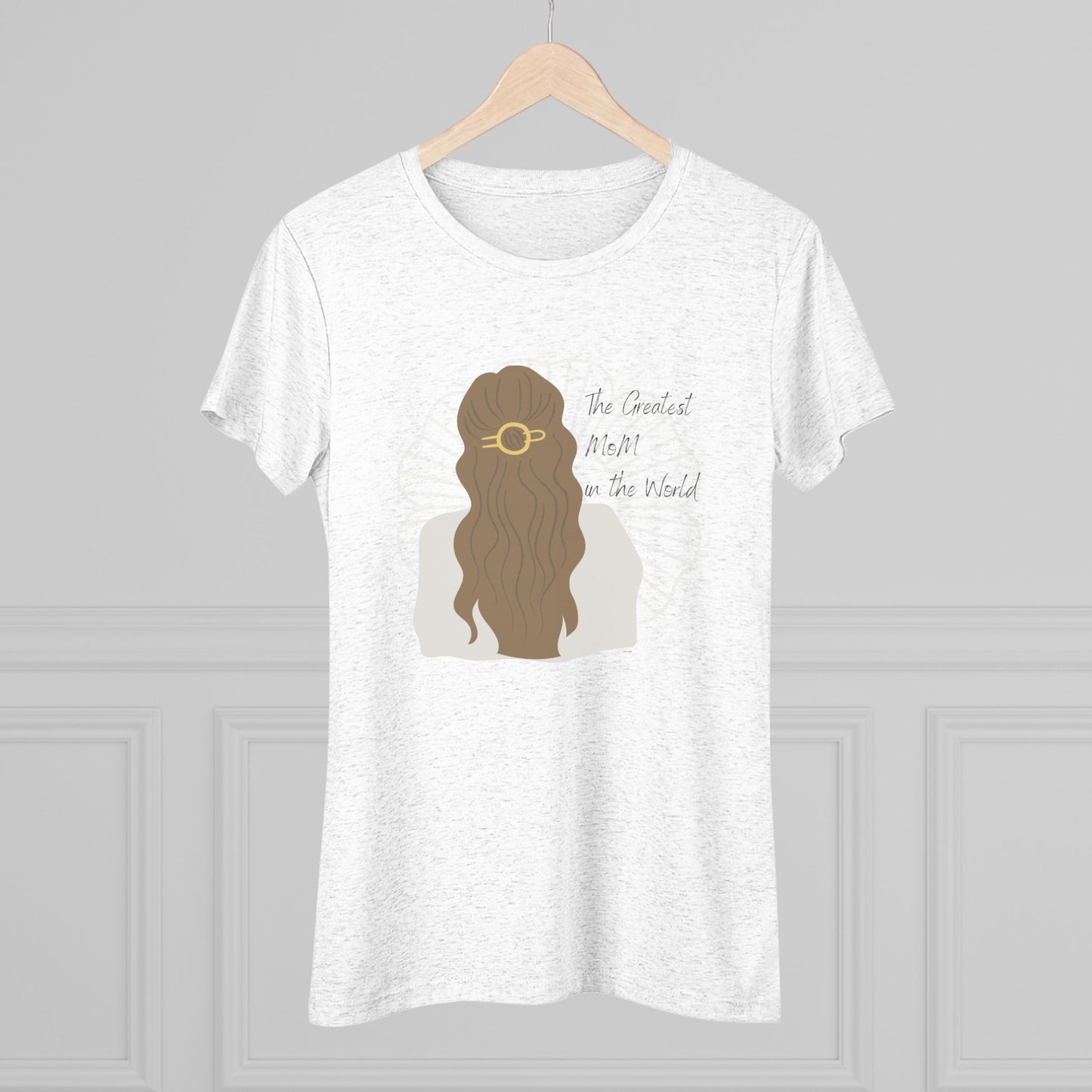 Greatest Mom Triblend Tee for Women - Perfect Gift for Mother's Day - DiRoMi