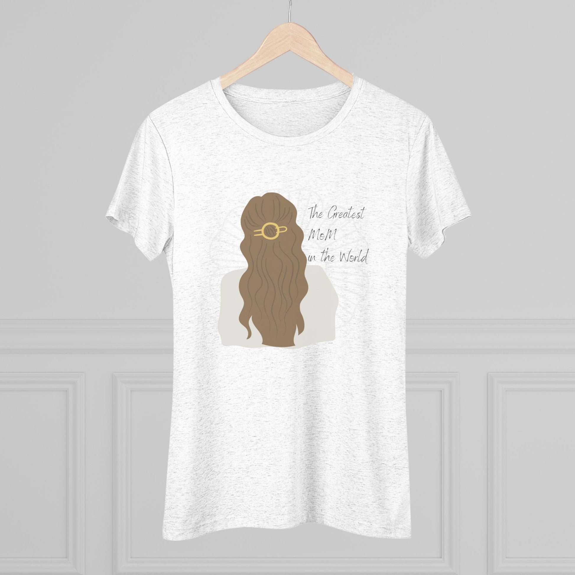 Greatest Mom Triblend Tee for Women - Perfect Gift for Mother's Day - DiRoMi