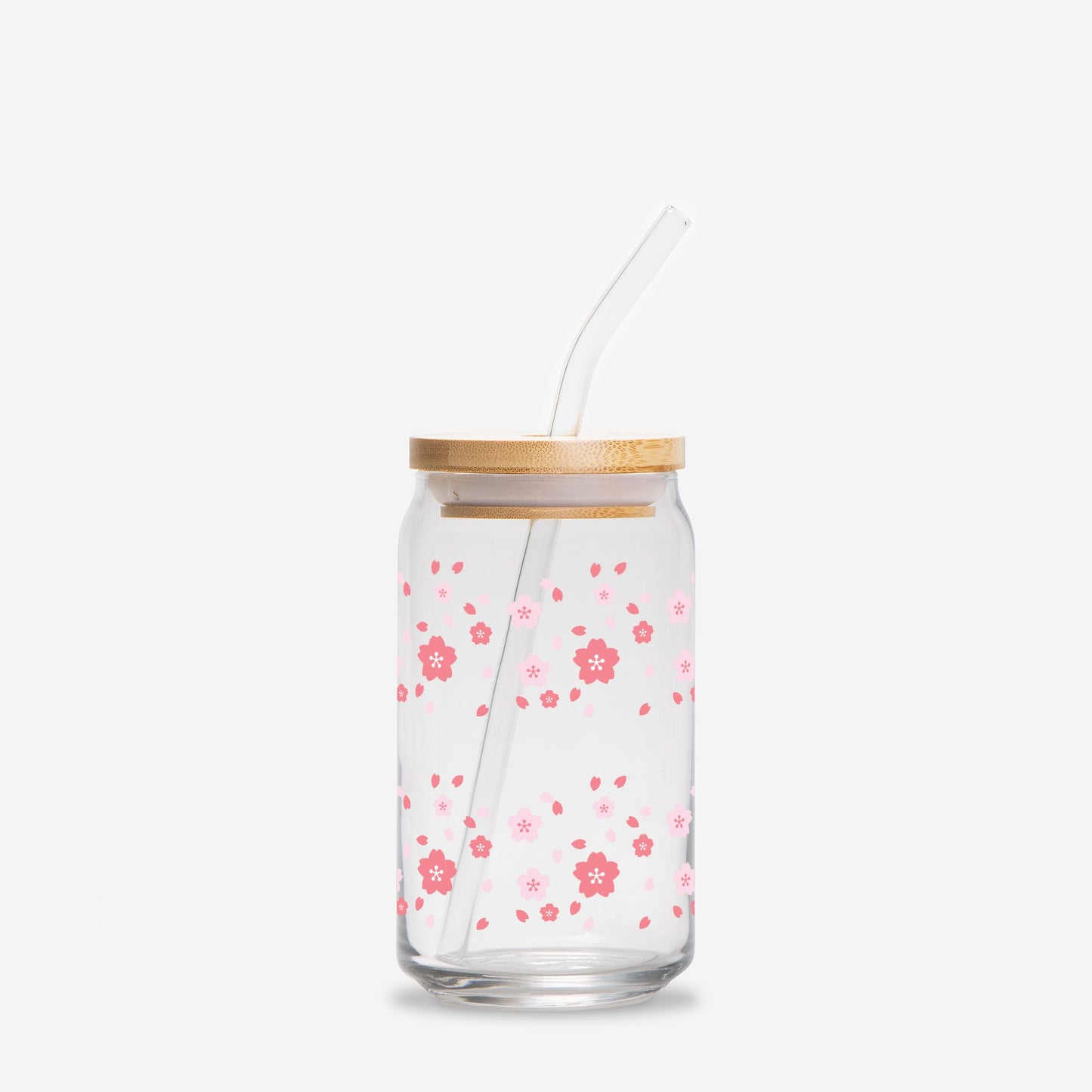Iced Coffee Glass, Flower Iced Coffee Cup,Glass Cup, Iced Coffee Cup, Glass Can 16oz - DiRoMi