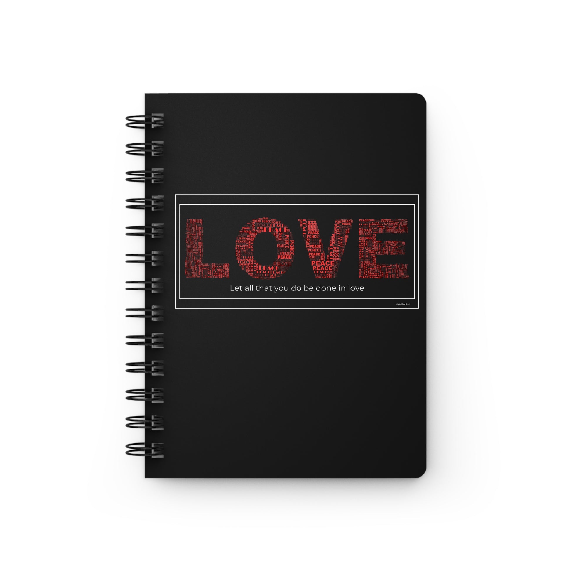 Inspirational Love Journal - Spiral Bound Notebook for Reflection and Creativity - DiRoMi