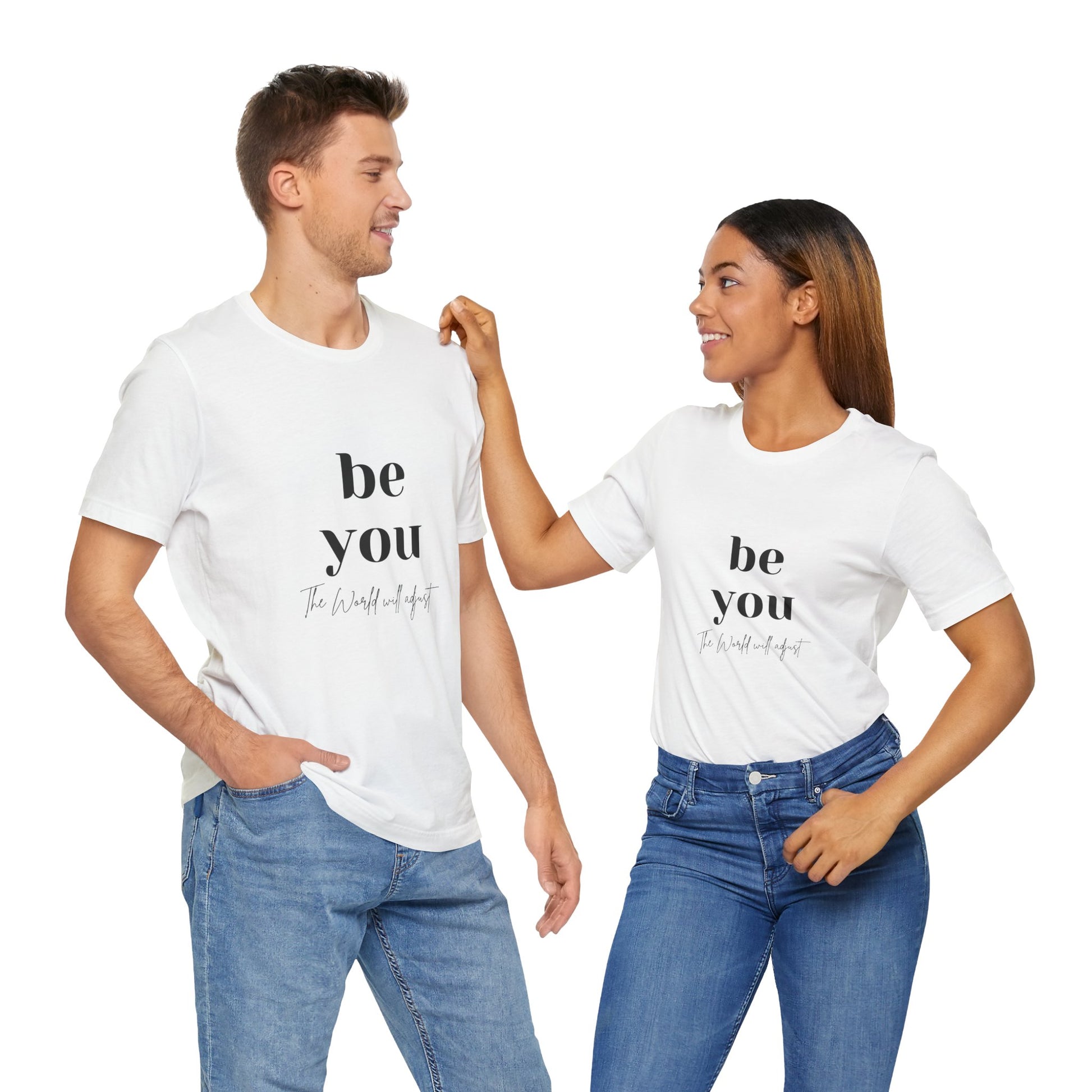 Inspirational Unisex Jersey Tee - 'Be You' Design - DiRoMi