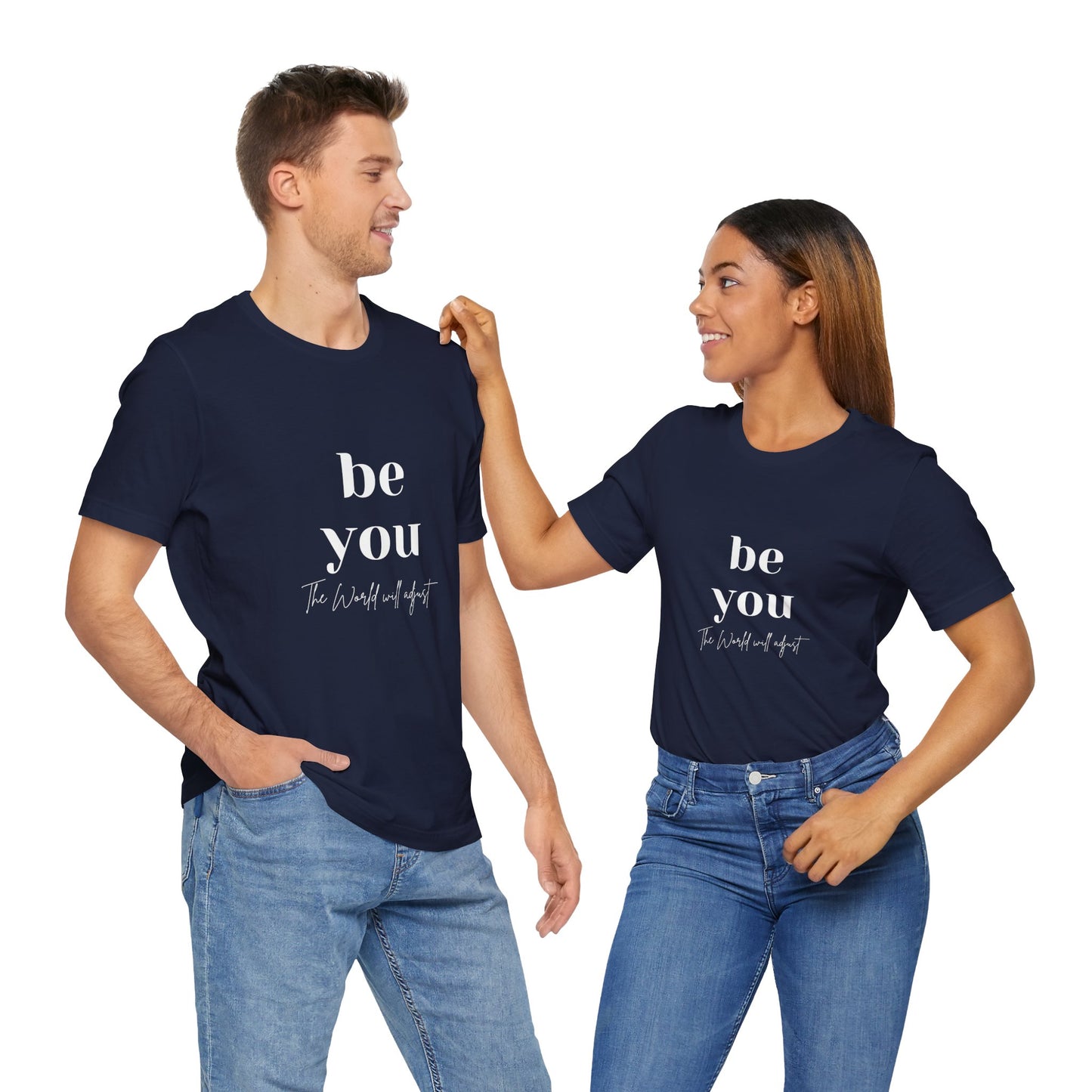Inspirational Unisex Jersey Tee - 'Be You' Design - DiRoMi