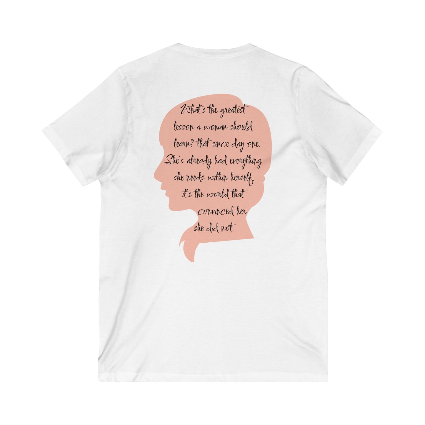Inspirational Unisex V-Neck Tee - 'You Are' Motivational Quote - DiRoMi