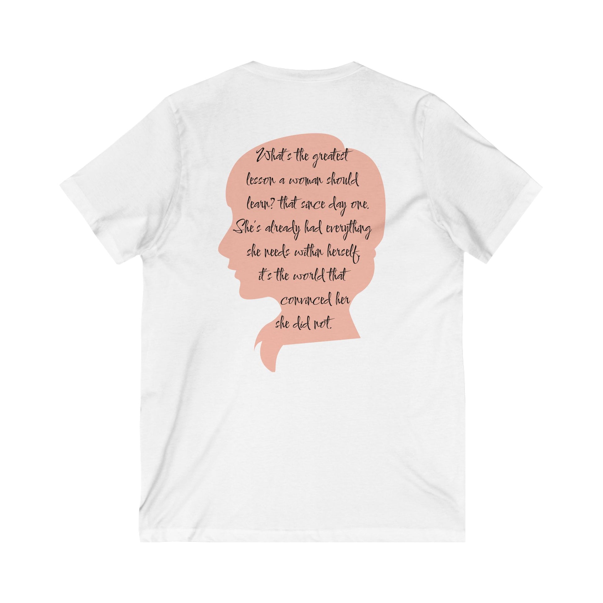 Inspirational Unisex V-Neck Tee - 'You Are' Motivational Quote - DiRoMi