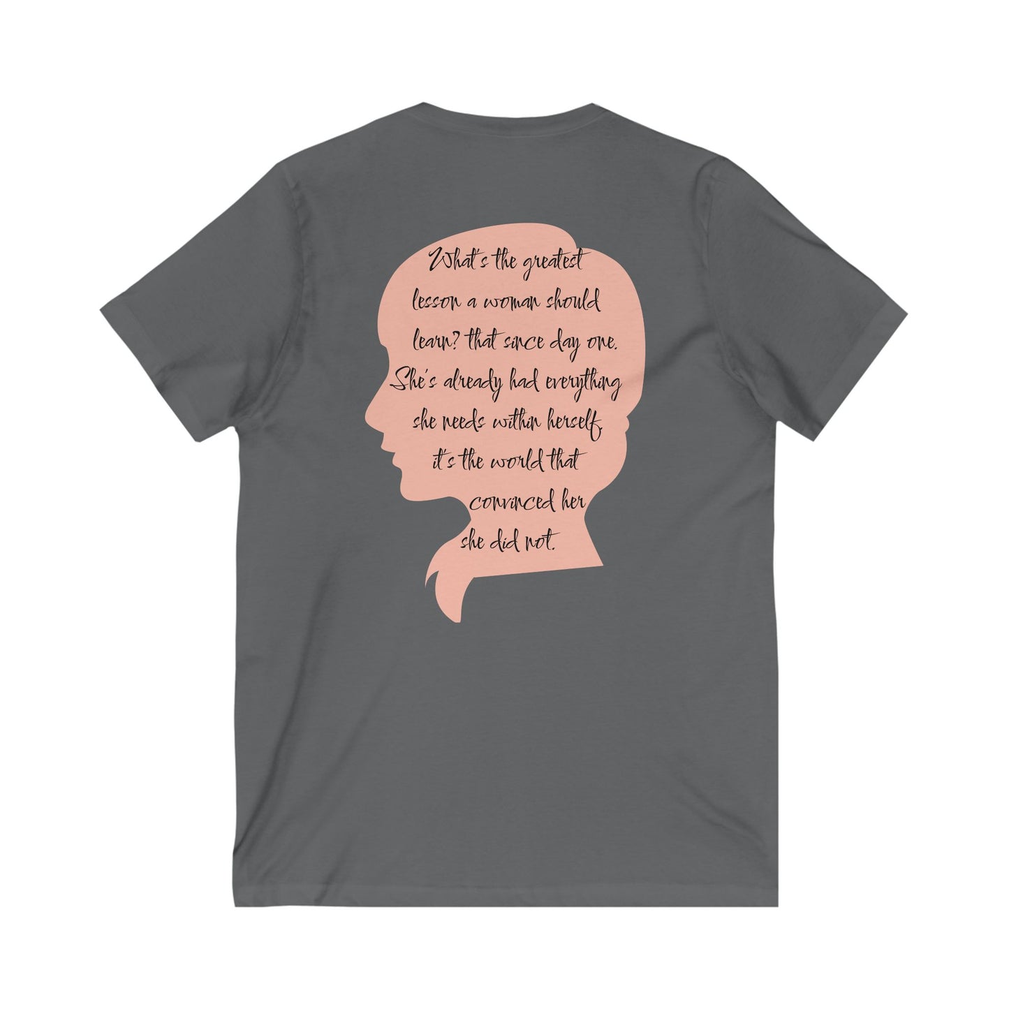 Inspirational Unisex V-Neck Tee - 'You Are' Motivational Quote - DiRoMi