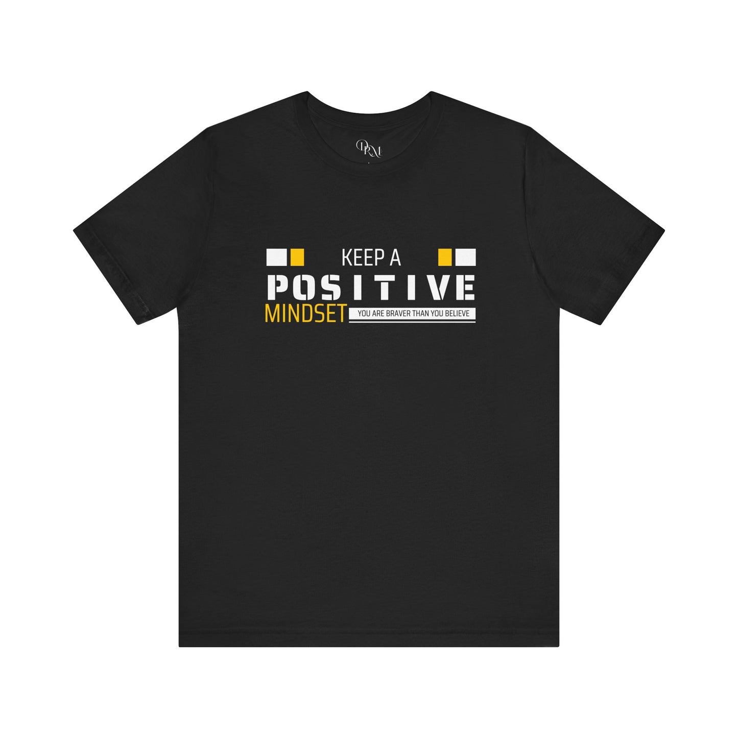 Keep a Positive Mindset Tee - Unisex Jersey Short Sleeve Shirt for Motivational Vibes - DiRoMi