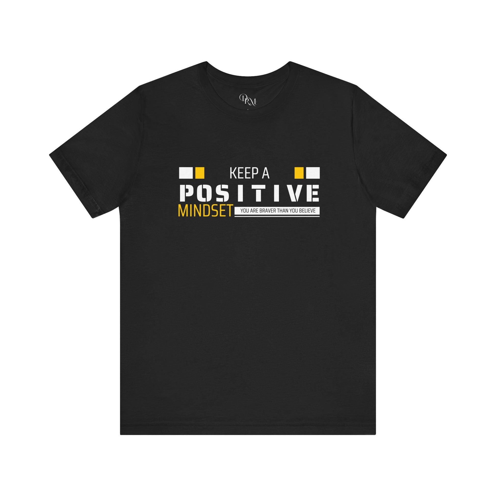 Keep a Positive Mindset Tee - Unisex Jersey Short Sleeve Shirt for Motivational Vibes - DiRoMi